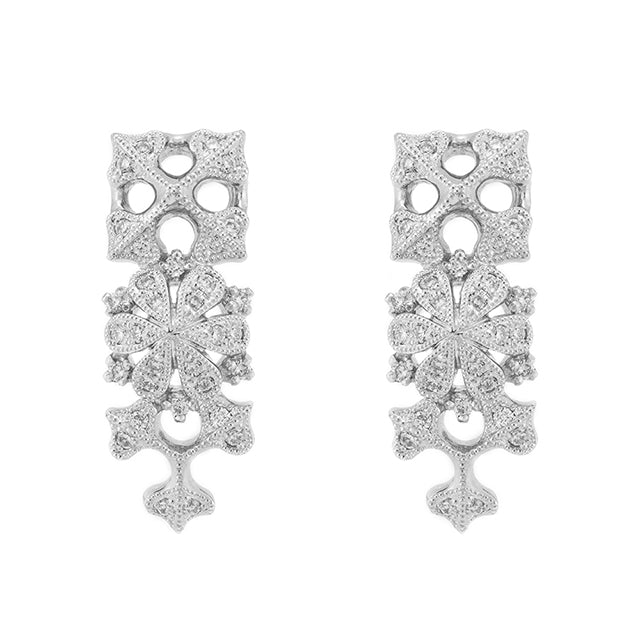 geometry” Diamond Earrings ダイヤモンドピアス （1406A） – AbHeri