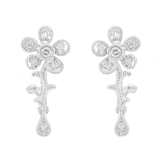 プラチナ　ダイヤモンド　ピアス　HbHeriアベリ　フラワー 1_444ec2ea-d9ee-4dd3-a5a7-