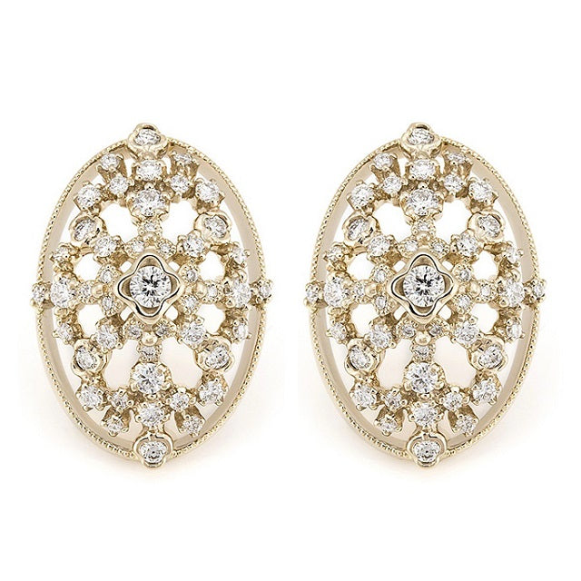 “fleurs”<br>Diamond Earrings<br>ダイヤモンドピアス<br>（1326A）