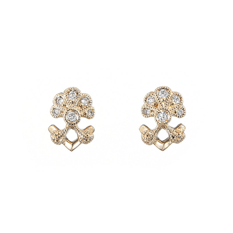 “Horseshoe”<br>Diamond Earrings<br>ダイヤモンドピアス<br>（1474A）