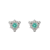 “fleurs”<br>Emerald Earrings<br>エメラルドピアス<br>（1552E）