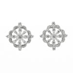 “DAMASK”<br>Diamond Earrings<br>ダイヤモンドピアス <br>（1169A）