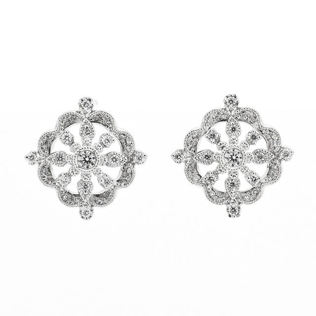 “DAMASK”<br>Diamond Earrings<br>ダイヤモンドピアス <br>（1169A）