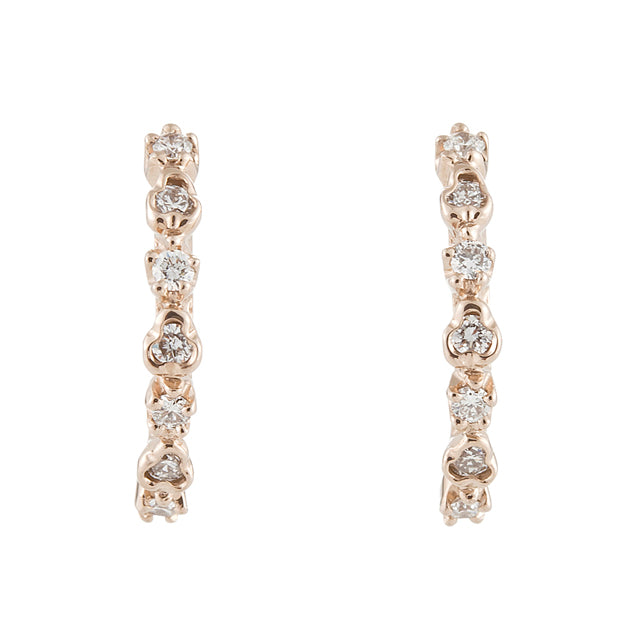 reticella” Diamond Earrings ダイヤモンドピアス （1102A） – AbHeri