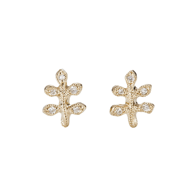 “Olive”<br>ダイヤモンドピアス<br>Diamond Earrings<br>（1087A） abheri-jpstore