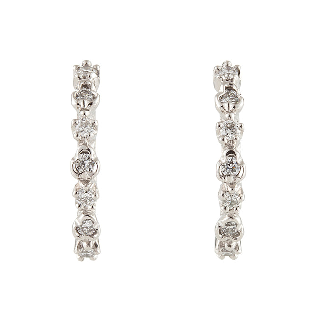 “reticella”<br>Diamond Earrings<br>ダイヤモンドピアス<br>（1102A）