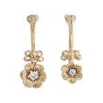 “Anemone”<br>Diamond Earrings<br>ダイヤモンドピアス<br>（1518A）