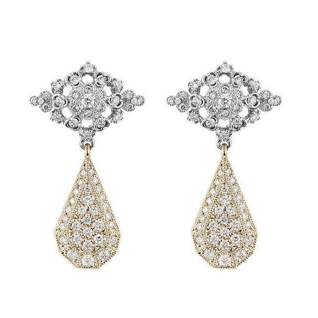 “fleurs”<br>Diamond Earrings<br>ダイヤモンドピアス<br>（1329A）