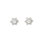 “Gardenia”<br>Diamond Earrings<br>ダイヤモンドピアス<br>（1488A）