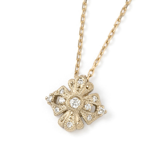 “gleam of dawn”<br> Diamond Necklace<br>ダイヤモンドネックレス<br>（1483A）