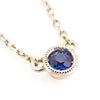 Blue Sapphire Necklace<br>ブルーサファイアネックレス<br>（1066B）