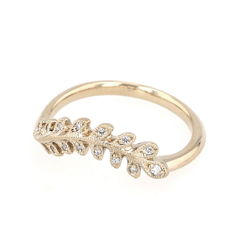 1506A “Olive” Diamond Ring – AbHeri オンラインショップ
