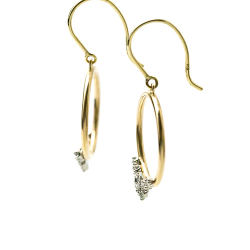 “Fog” <br>Diamond Earrings<br>ダイヤモンドピアス<br> （993A_AP）