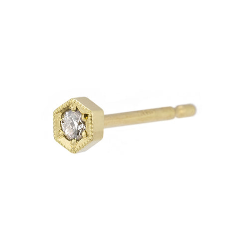 “six petit”<br>Diamond Earrings<br>ダイヤモンドピアス<br>（1459A）片耳