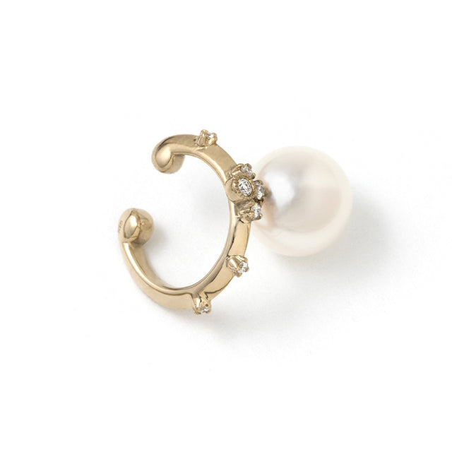 Akoya Pearl Ear Cuff<br>アコヤパールイヤーカフ<br>（1504B）