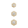 “six”<br>Diamond Earrings<br>ダイヤモンドピアス<br>（1451A）片耳