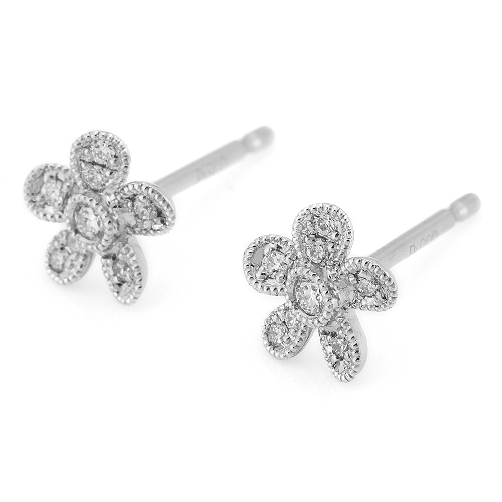 162A Diamond pierced-earrings – AbHeri オンラインショップ