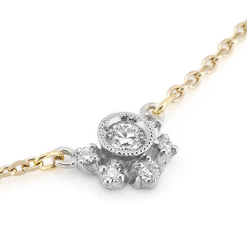 “Clair de lune”<br>Diamond Necklace<br>ダイヤモンドネックレス<br>（1011A）