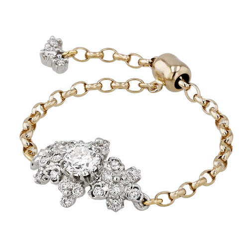 “fleurs”<br>Diamond Chain-Ring<br>ダイヤモンドチェーンリング<br>（1550A）