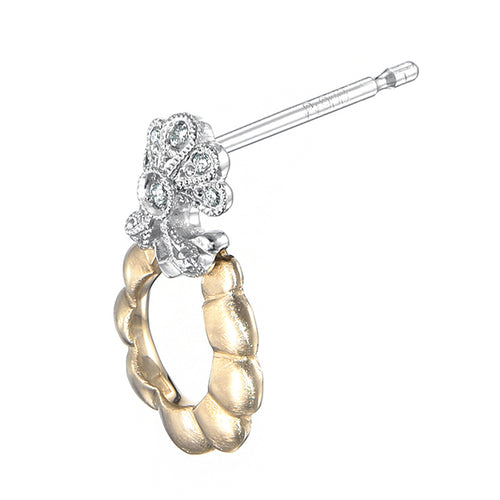 “Horseshoe”<br>Diamond Earrings<br>ダイヤモンドピアス<br>（1478A）