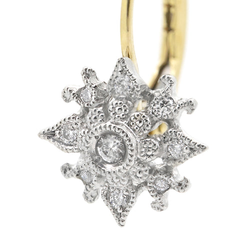“Sunset Mirage”<br>Diamond Earrings<br>ダイヤモンドピアス<br>（925A_HS）