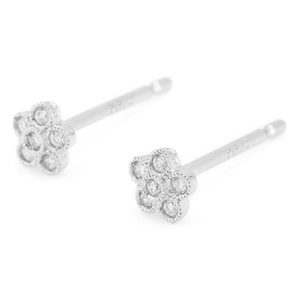 210C Diamond pierced-earrings – AbHeri オンラインショップ