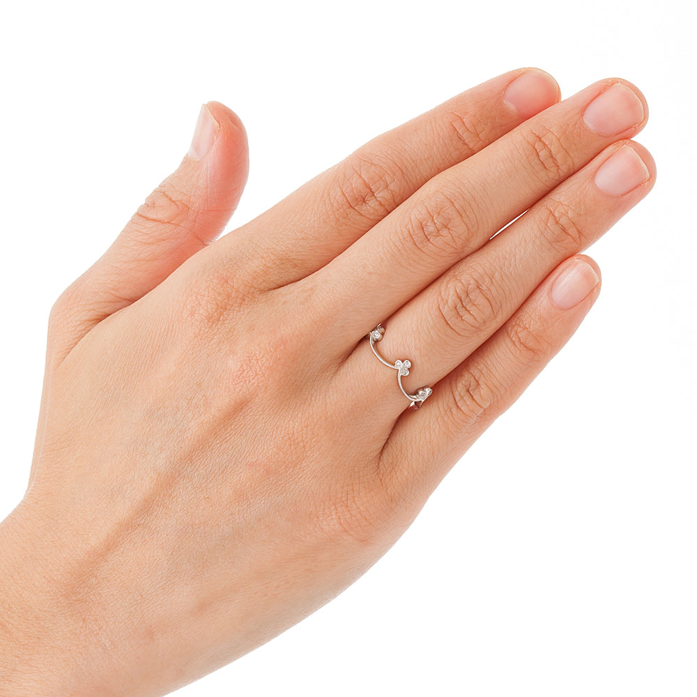 1138A “humming” Diamond ring – AbHeri オンラインショップ