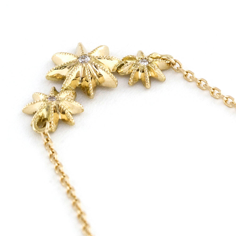 1057A “Snowflakes” Diamond necklace – AbHeri オンラインショップ