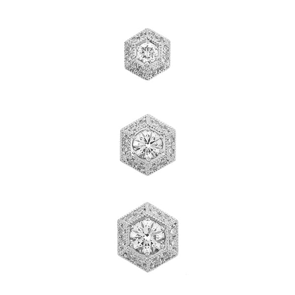 “six”<br>Diamond Earrings<br>ダイヤモンドピアス<br>（1451A）片耳