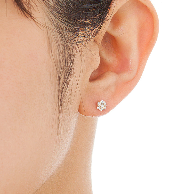 031R Diamond pierced-earrings – AbHeri オンラインショップ