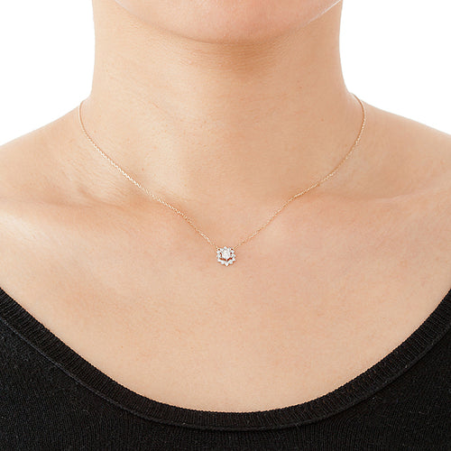 “reticella”<br>Diamond Necklace<br>ダイヤモンドネックレス<br>（1104A）