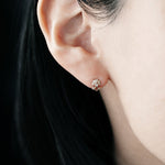 “Horseshoe”<br>Diamond Earrings<br>ダイヤモンドピアス<br>（1474A）