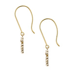 “Trois Feuilles”<br>Diamond Earrings<br>ダイヤモンドピアス <br>（1047A-AP） abheri-jpstore