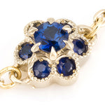 “fleurs”<br>Blue sapphire bracelet<br>ブルーサファイアブレスレット<br>（1334C）