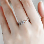 “Arabesque”<br>Tanzanite Chain-Ring<br>タンザナイトチェーンリング<br>（1477C）