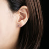 ”bow”<br>Amethyst Earrings<br>アメシストピアス<br>（1509B） In Stock