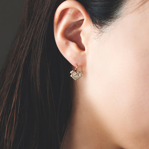 “Butterfly effect”<br>Diamond Earrings<br>ダイヤモンドピアス<br>（1523A）