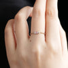 Pink Sapphire Chain-ring<br>ピンクサファイアチェーンリング<br>（1510C）