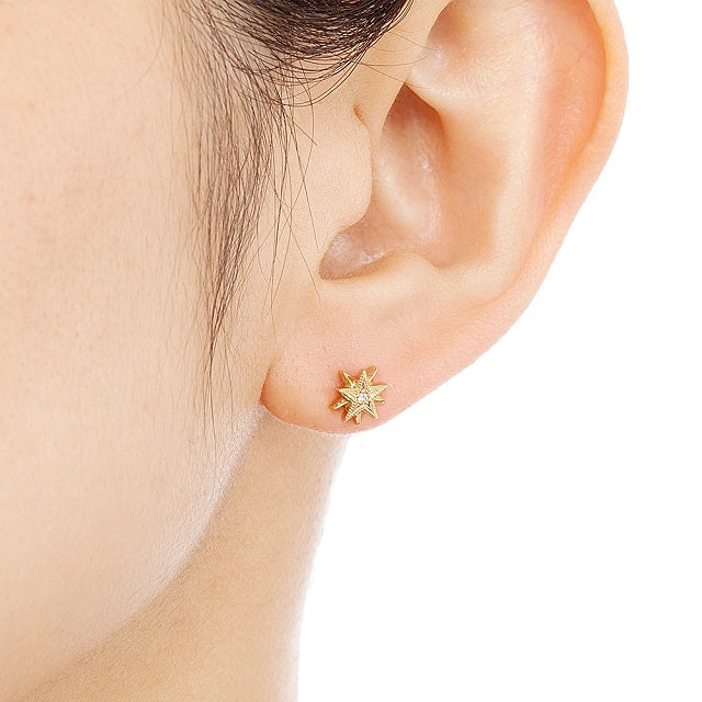 468A Diamond pierced-earrings – AbHeri オンラインショップ