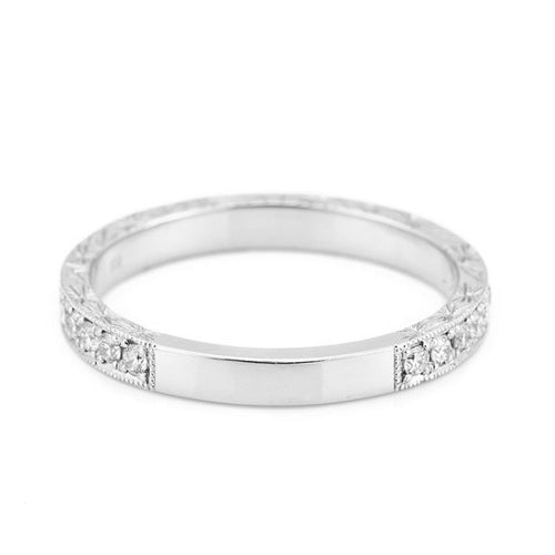 “adamant”<br>Half Eternity<br>Diamond Ring<br>ダイヤモンドリング<br>（721B）