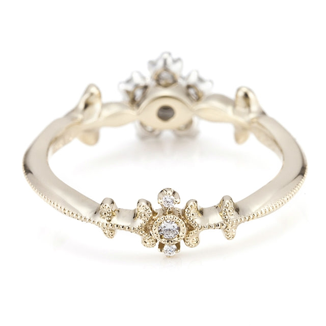 “Narcissus”<br>Diamond Ring<br>ダイヤモンドリング<br>（1030A）