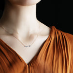 “Leaves”<br>Diamond Necklace<br>ダイヤモンドネックレス<br>（1491A）