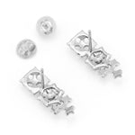 “geometry”<br> Diamond Earrings<br>ダイヤモンドピアス<br>（1406A）