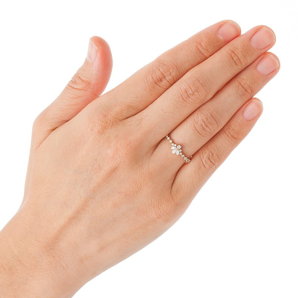 1137A “parfum” Diamond ring – AbHeri オンラインショップ