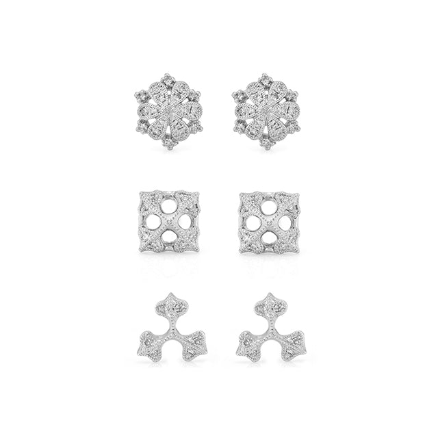 “geometry”<br> Diamond Earrings<br>ダイヤモンドピアス<br>（1407A）