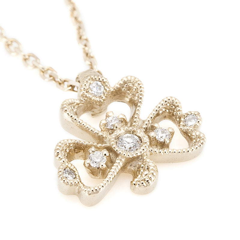 1046A “Trois Feuilles” Diamond necklace – AbHeri オンラインショップ