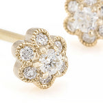 “fleurs”<br>Diamond Earrings<br>ダイヤモンドピアス<br>（1333A）