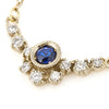 “Clair de lune”<br>Blue Sapphire Necklace<br>ブルーサファイアネックレス<br>（1015B）