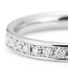 “smooth”<br>Half Eternity<br>Diamond Ring<br>ダイヤモンドリング<br>（723B）