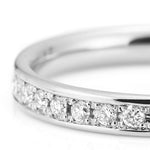 “smooth”<br>Half Eternity<br>Diamond Ring<br>ダイヤモンドリング<br>（723B）